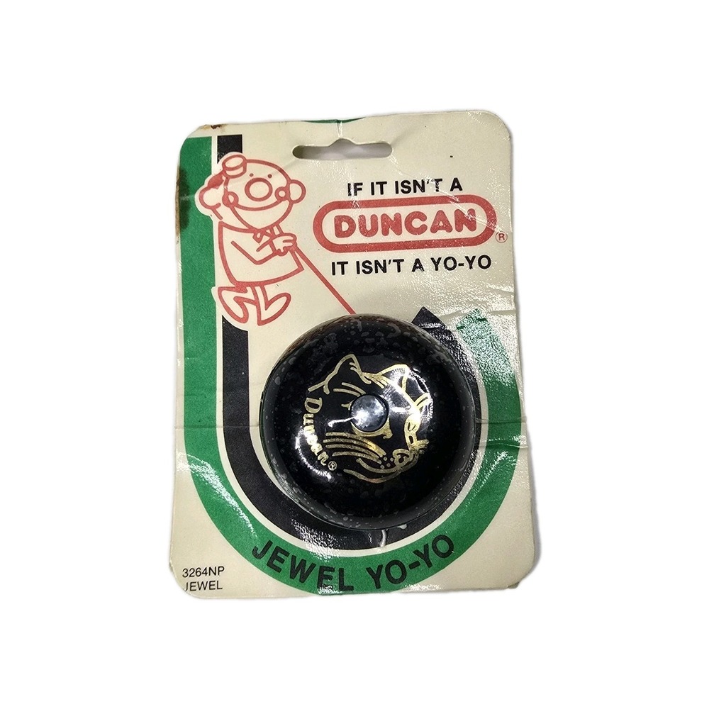 Vintage 1980s SEALED DUNCAN YO-YO CAT with BLUE JEWEL EYE Toy Vtg Collectible‎